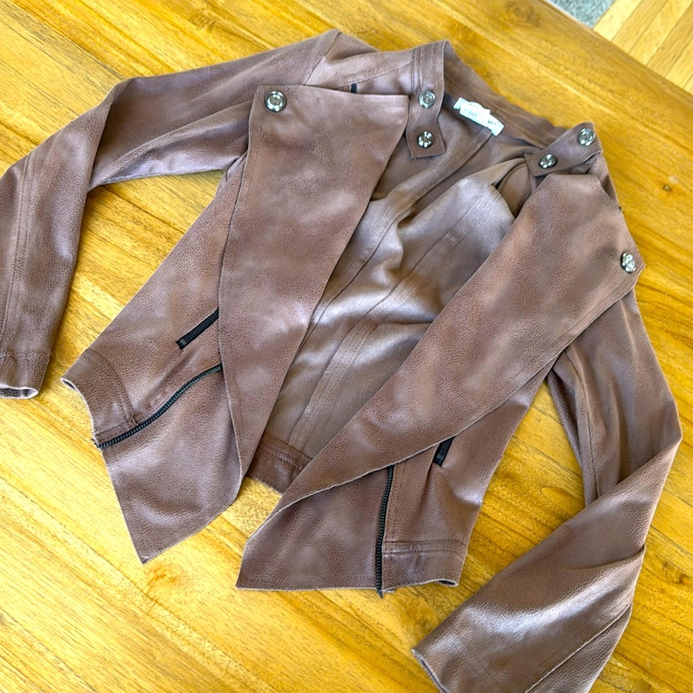 Faux Leather Jacket